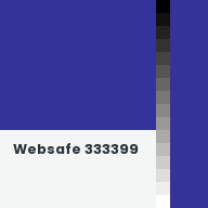 Color chip: Websafe 333399