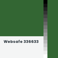 Color chip: Websafe 336633