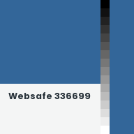 Color chip: Websafe 336699