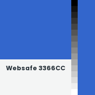 Color chip: Websafe 3366CC