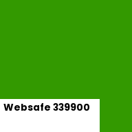 Color chip: Websafe 339900