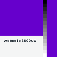 Color chip: Websafe 6600CC