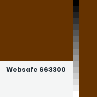 Color chip: Websafe 663300
