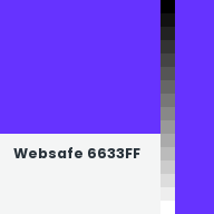 Color chip: Websafe 6633FF