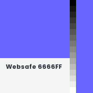 Color chip: Websafe 6666FF