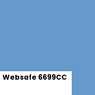 Color chip: Websafe 6699CC
