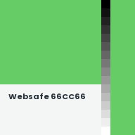 Color chip: Websafe 66CC66