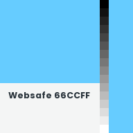 Color chip: Websafe 66CCFF