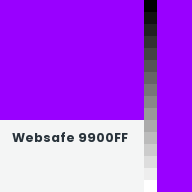 Color chip: Websafe 9900FF
