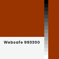 Color chip: Websafe 993300