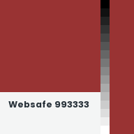 Color chip: Websafe 993333