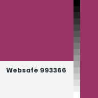Color chip: Websafe 993366
