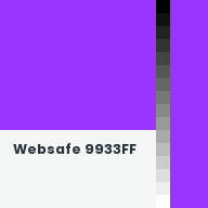 Color chip: Websafe 9933FF