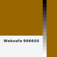 Color chip: Websafe 996600
