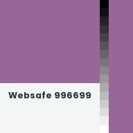 Color chip: Websafe 996699