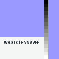 Color chip: Websafe 9999FF
