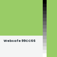 Color chip: Websafe 99CC66
