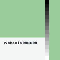 Color chip: Websafe 99CC99