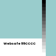 Color chip: Websafe 99CCCC