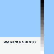 Color chip: Websafe 99CCFF