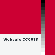 Color chip: Websafe CC0033