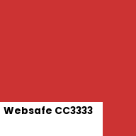 Color chip: Websafe CC3333