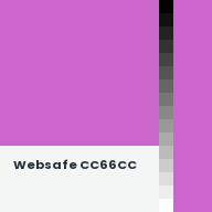 Color chip: Websafe CC66CC