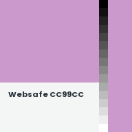 Color chip: Websafe CC99CC