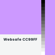 Color chip: Websafe CC99FF