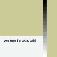 Color chip: Websafe CCCC99