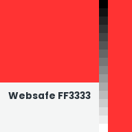 Color chip: Websafe FF3333