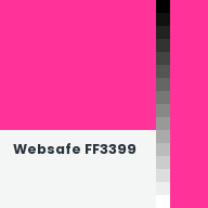Color chip: Websafe FF3399