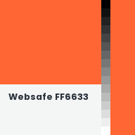 Color chip: Websafe FF6633