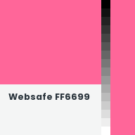 Color chip: Websafe FF6699