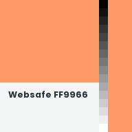 Color chip: Websafe FF9966