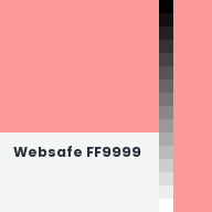 Color chip: Websafe FF9999