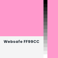Color chip: Websafe FF99CC