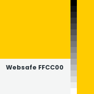Color chip: Websafe FFCC00