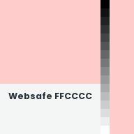 Color chip: Websafe FFCCCC