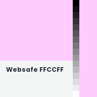 Color chip: Websafe FFCCFF