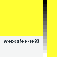 Color chip: Websafe FFFF33