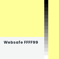 Color chip: Websafe FFFF99