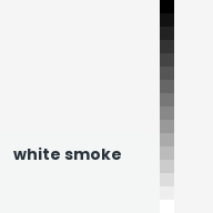 Color chip: White smoke