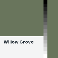 Color chip: Willow Grove