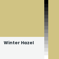 Color chip: Winter Hazel